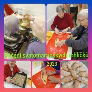 Pečení svatomartinských rohlíčků 1