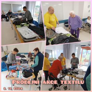 Prodejní akce textilu 1
